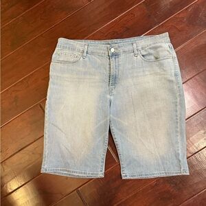 Levi's Light Blue Denim Bermuda Jean Shorts
